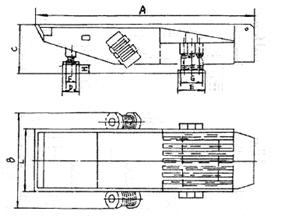ZZG低矮式振动给料机结构图